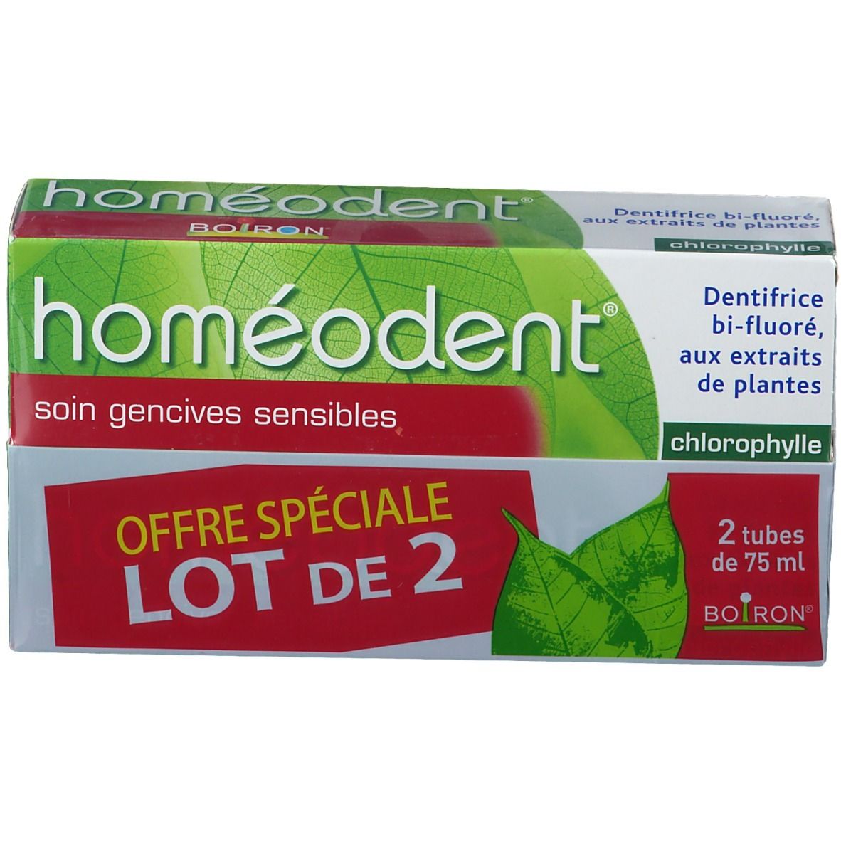 Boiron Homéodent soin gencives sensibles chlorophylle