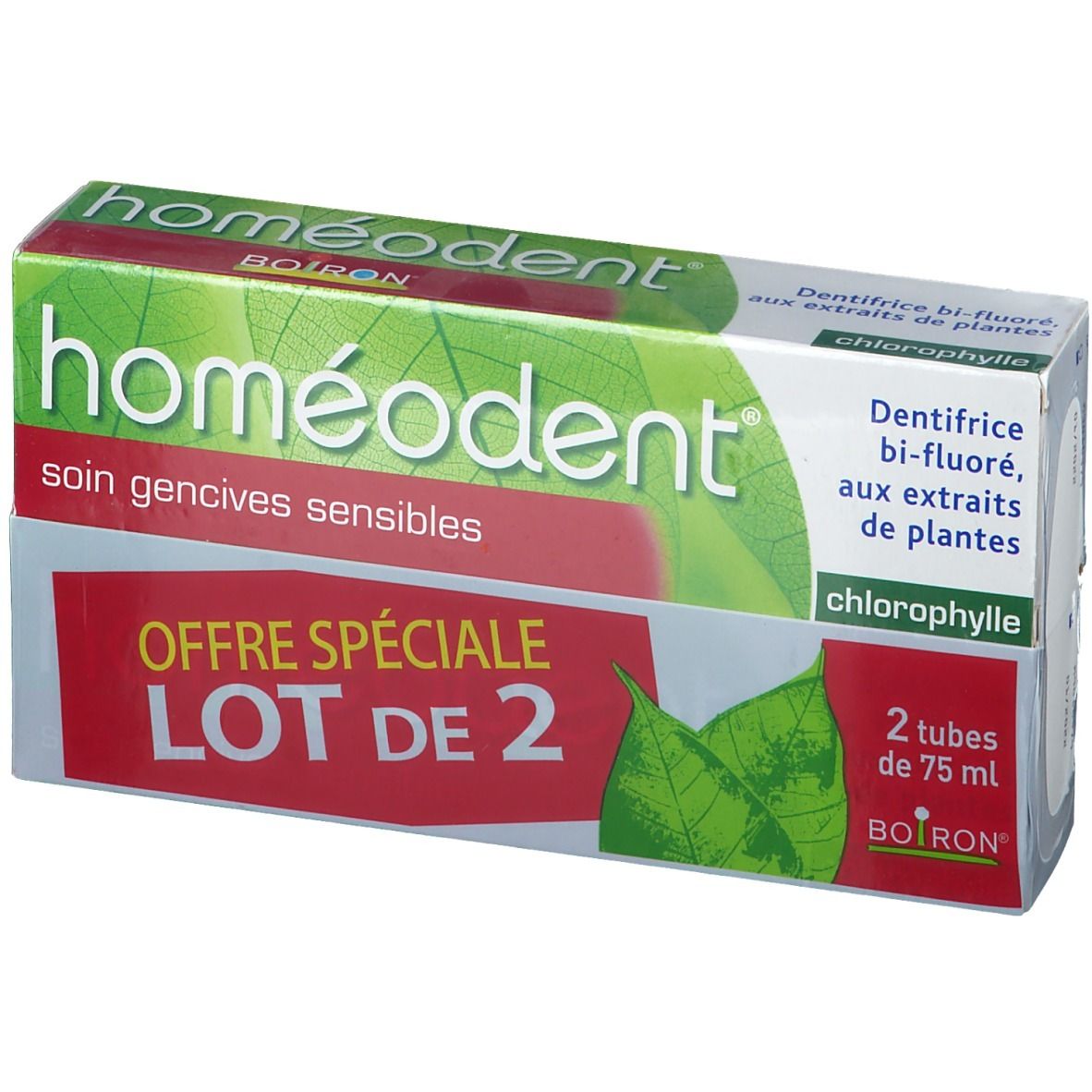 Boiron Homéodent soin gencives sensibles chlorophylle