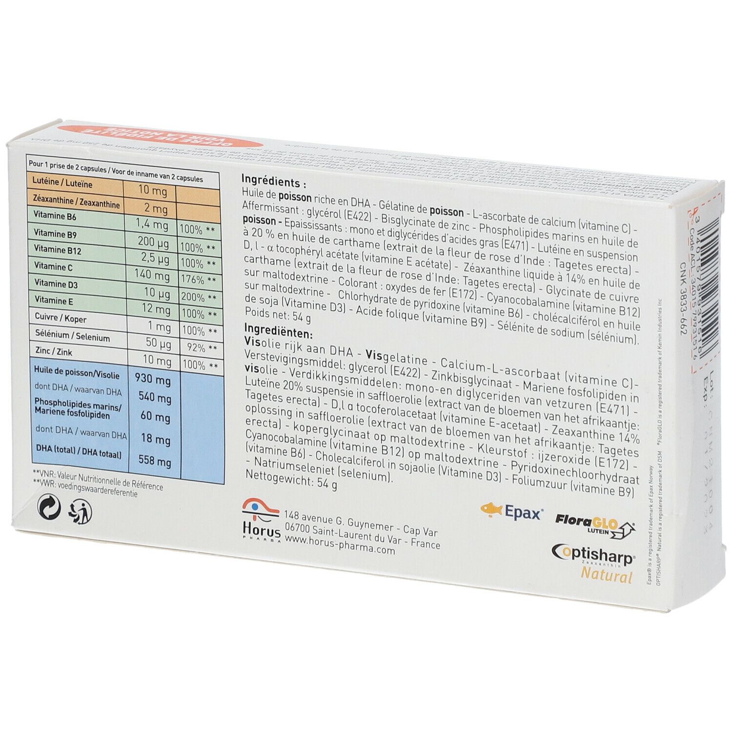 Horus Pharma NaturOphta macula