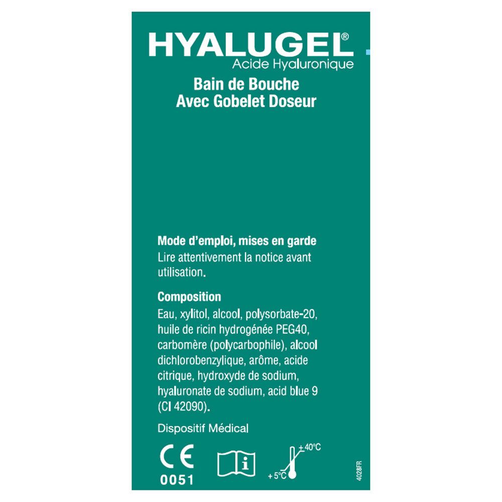 HYALUGEL BAIN DE BOUCHE 100 ML