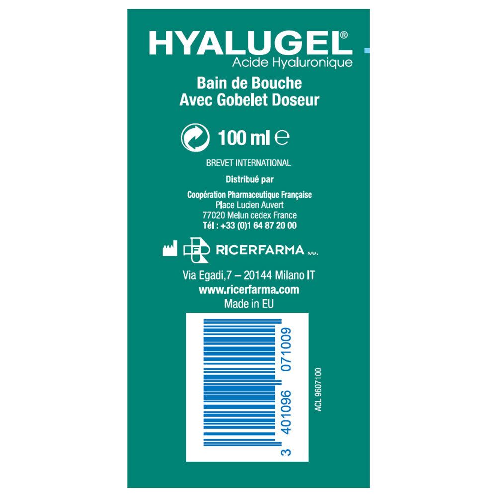 HYALUGEL BAIN DE BOUCHE 100 ML