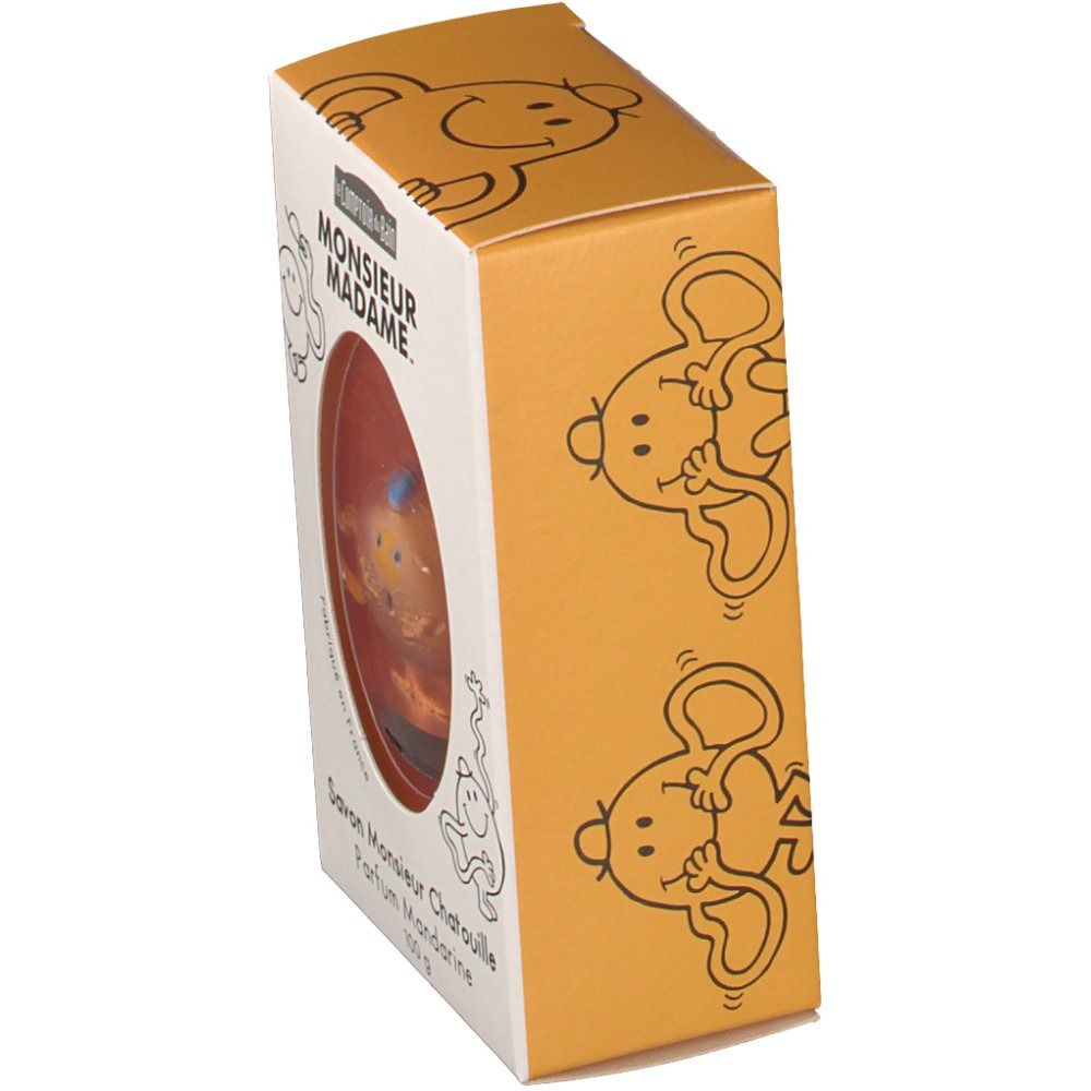 Le Comptoir du Bain savon Mr Chatouille mandarine