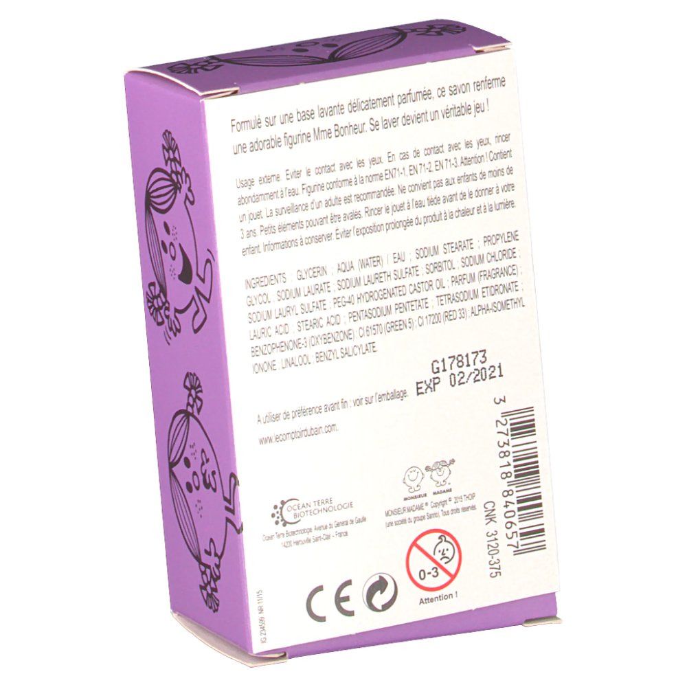 Le Comptoir du Bain savon Mme Bonheur Violette