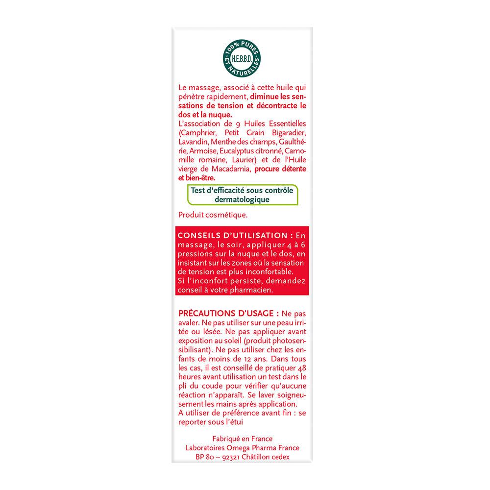 Phytosun Arôms Huile de Massage Kiné 50ml
