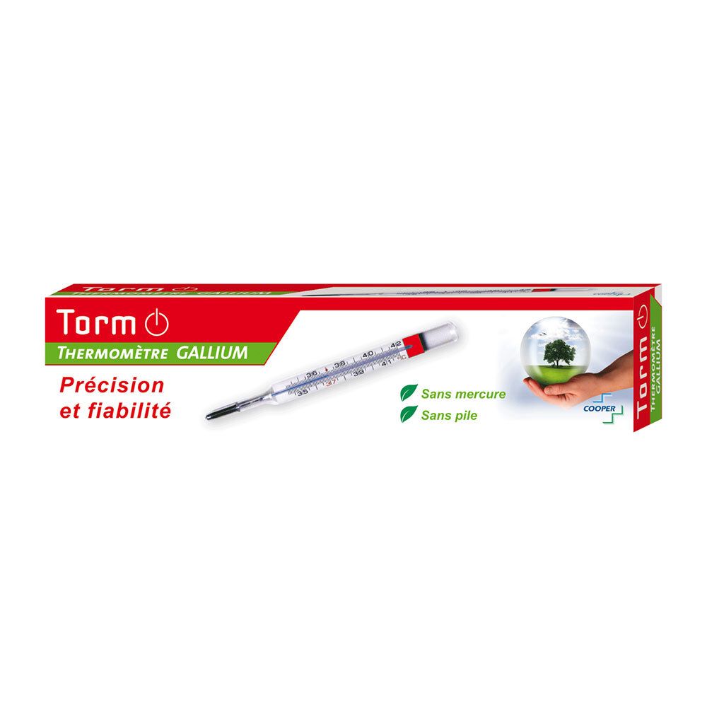TORM Thermomètre Gallium Sans mercure 1 pc(s) - Redcare Pharmacie
