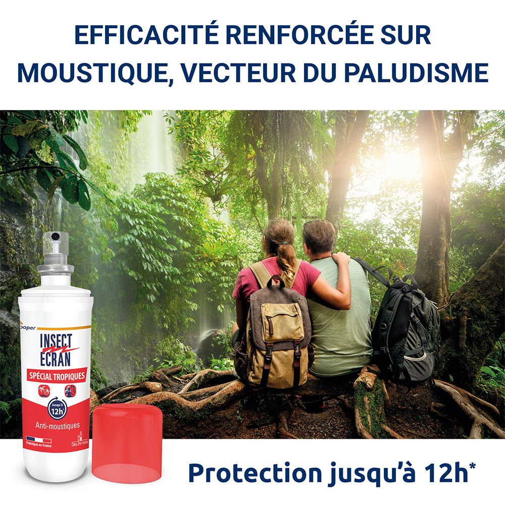 INSECT ÉCRAN Spécial Tropiques Répulsif Anti-Moustiques 75 ml
