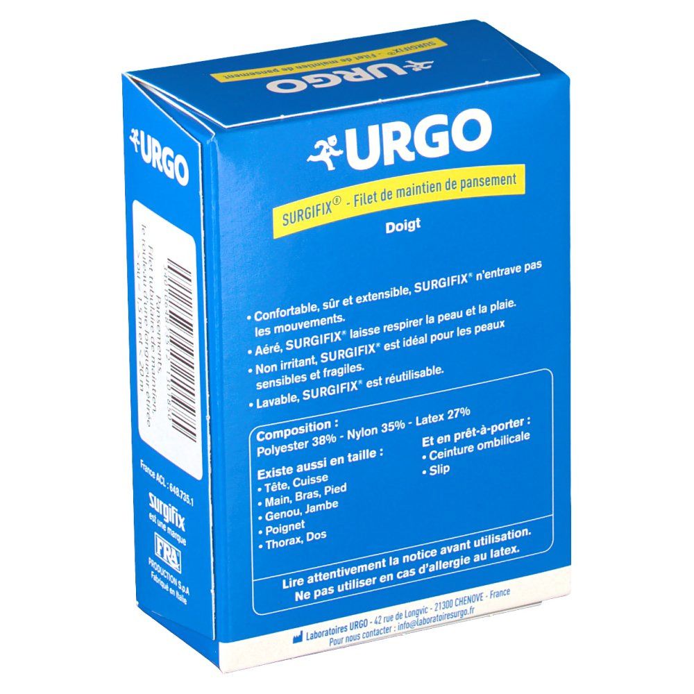 Urgo Surgifix filet tubulaire taille 0,5 doigts