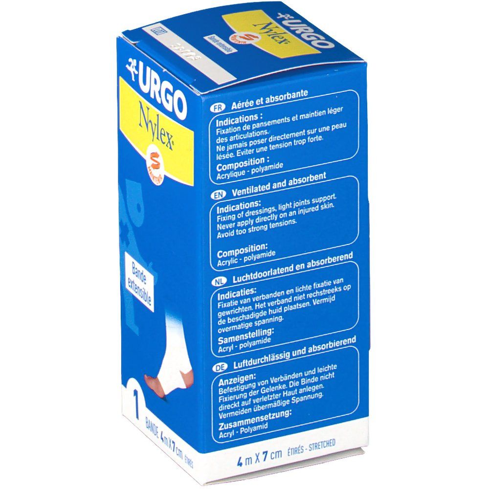 Urgo Nylex bande extensible 4 m x 7 cm
