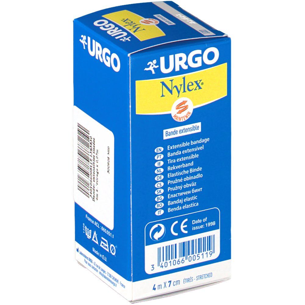 Urgo Nylex bande extensible 4 m x 7 cm