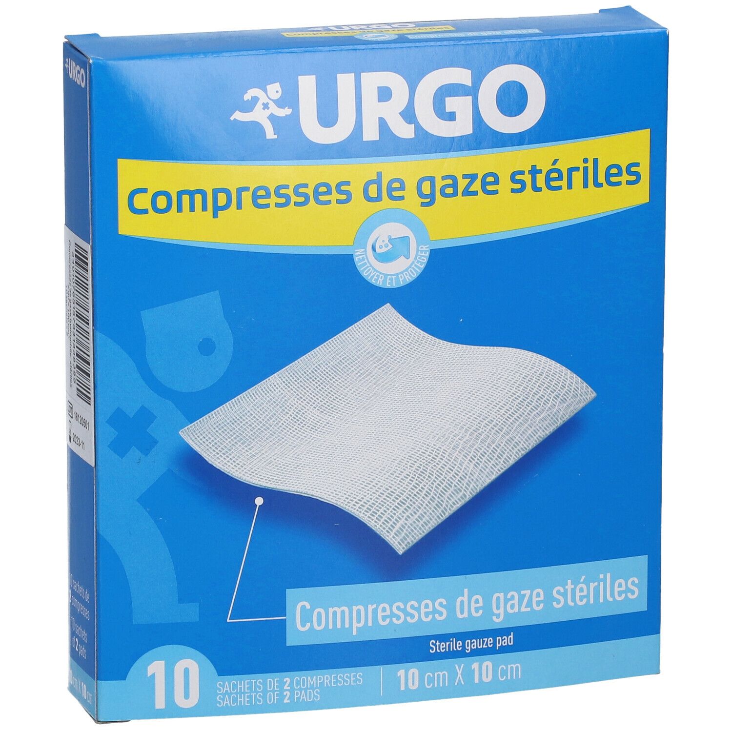 Urgo compresse gaze 10 cm x 10 cm
