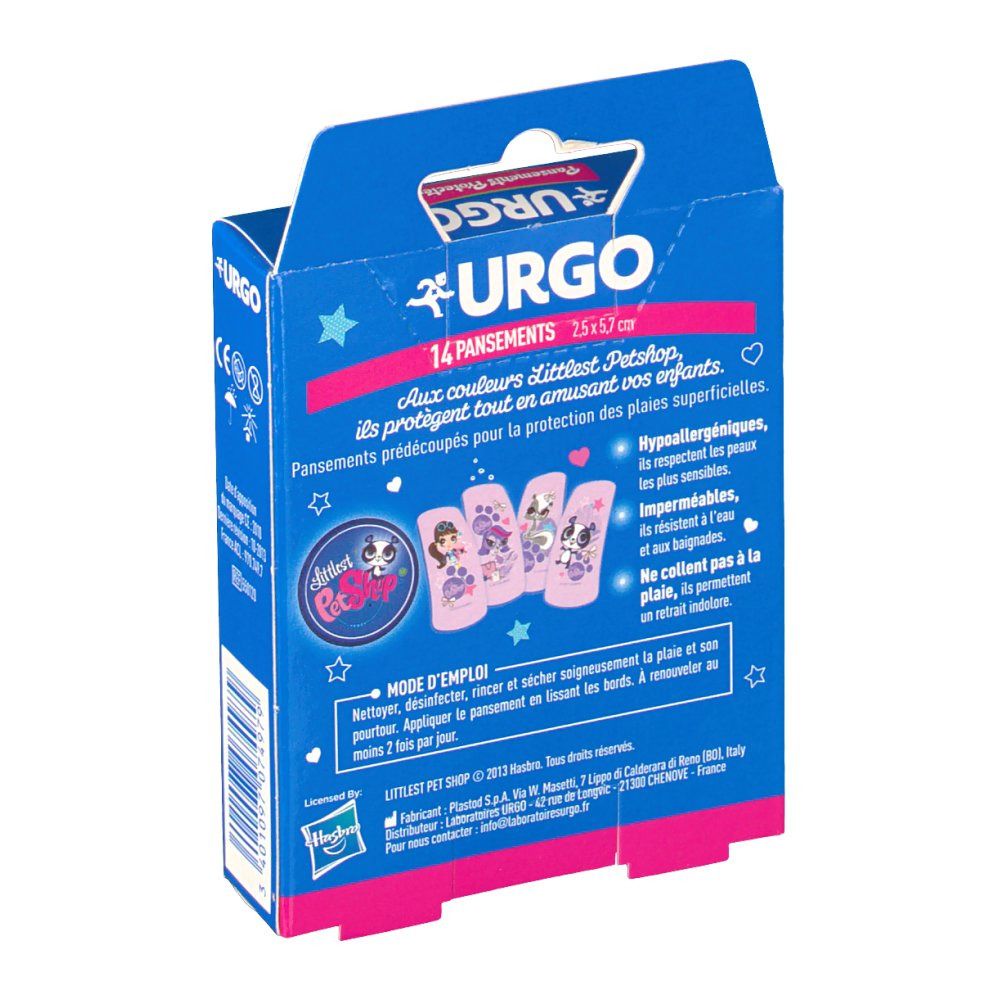 Urgo Littletest petshop pansement prédécoupé