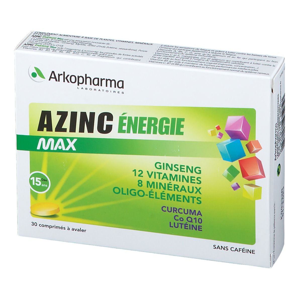 Arkopharma Azinc énergie max