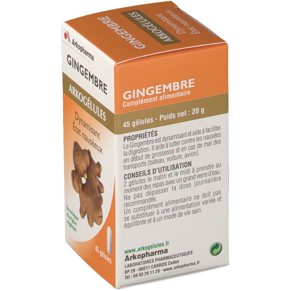 Arkopharma Arkogélules Gingembre
