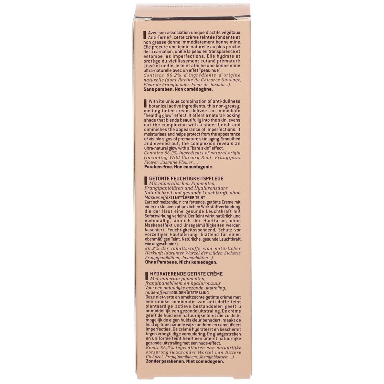 Nuxe Teint Eclat Prodigieux® crème teintée éclat doré 02
