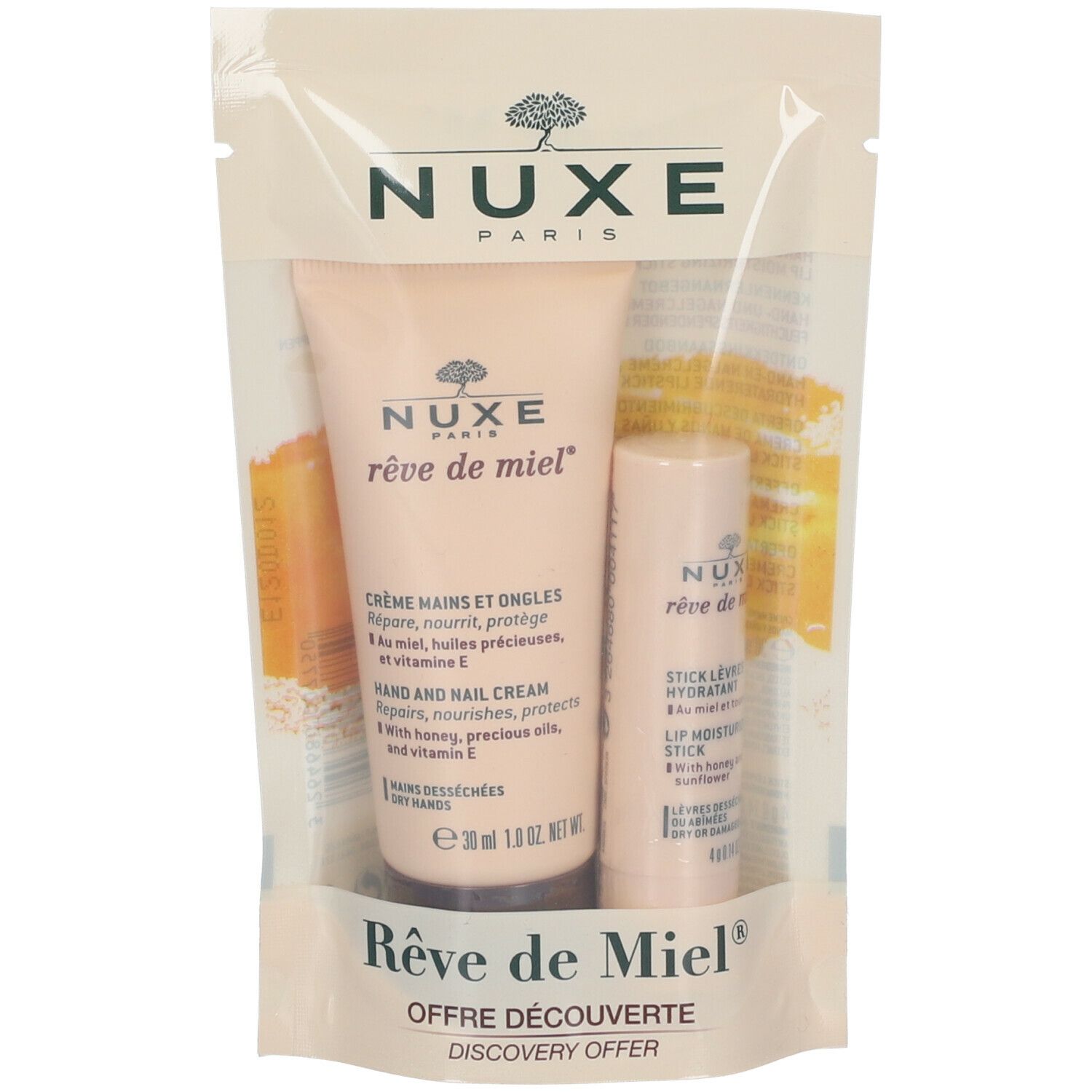Nuxe Rêve de Miel® crème mains et ongles + soin des lèvres hydratant