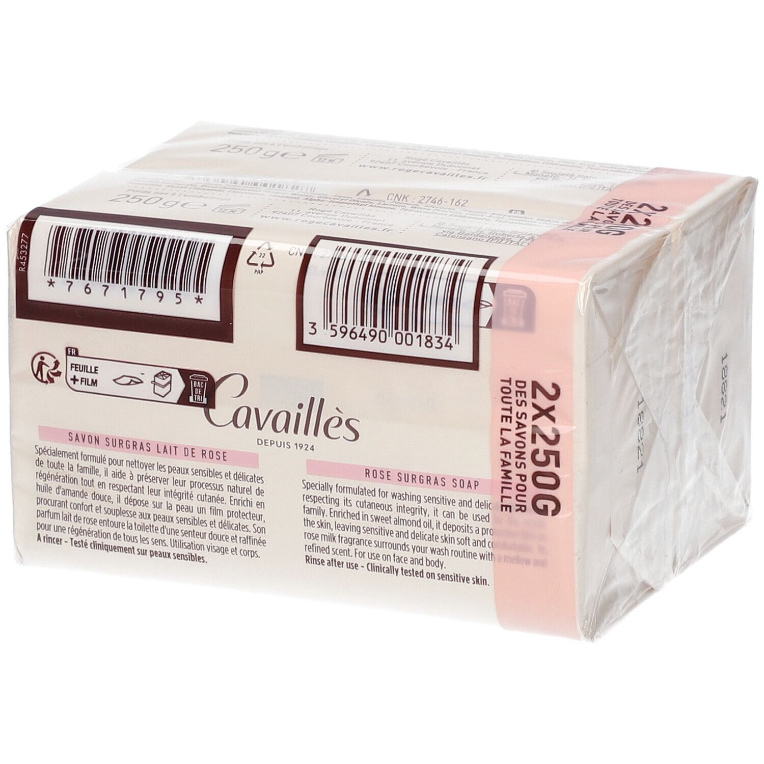 Rogé Cavaillès Savon surgras extra-doux Lait de rose