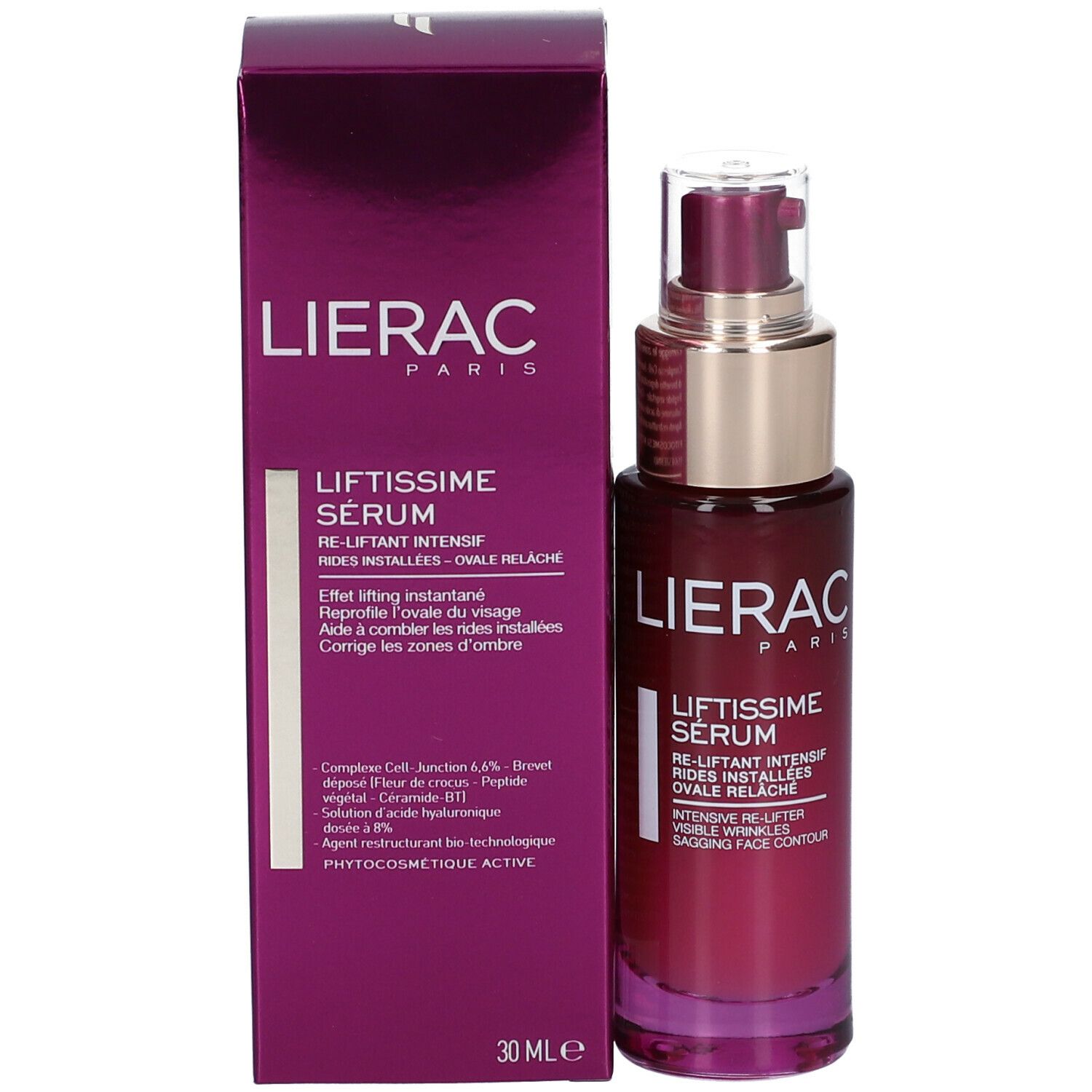 LIERAC Liftissime sérum Re-liftant intensif