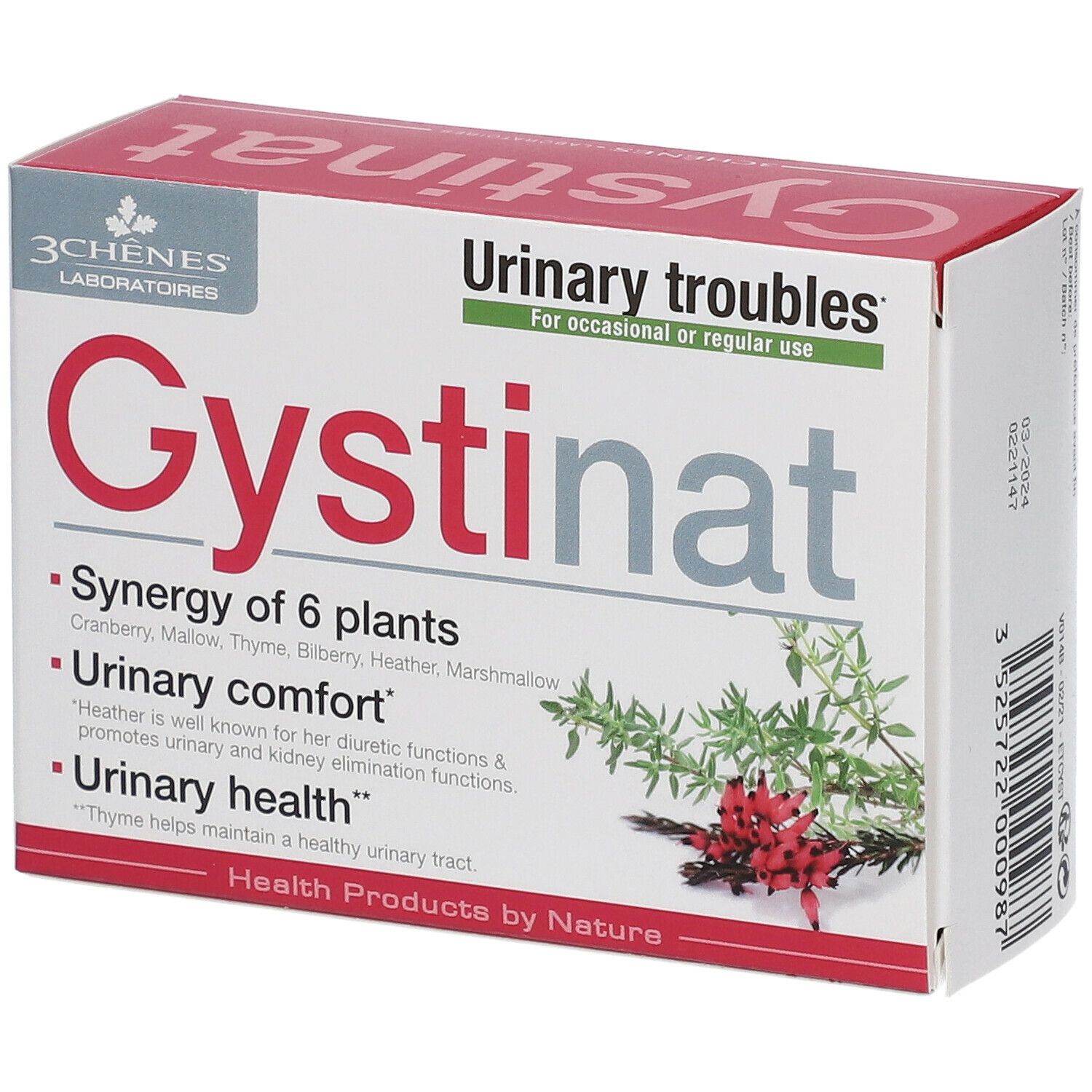 Les 3 Chênes® Cystinat® confort urinaire 56 pc(s) - Redcare Pharmacie