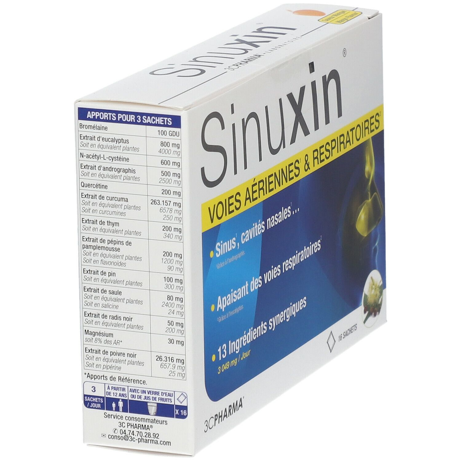 Sinuxin® Les 3 Chênes Pharma Voies aériennes & respiratoires