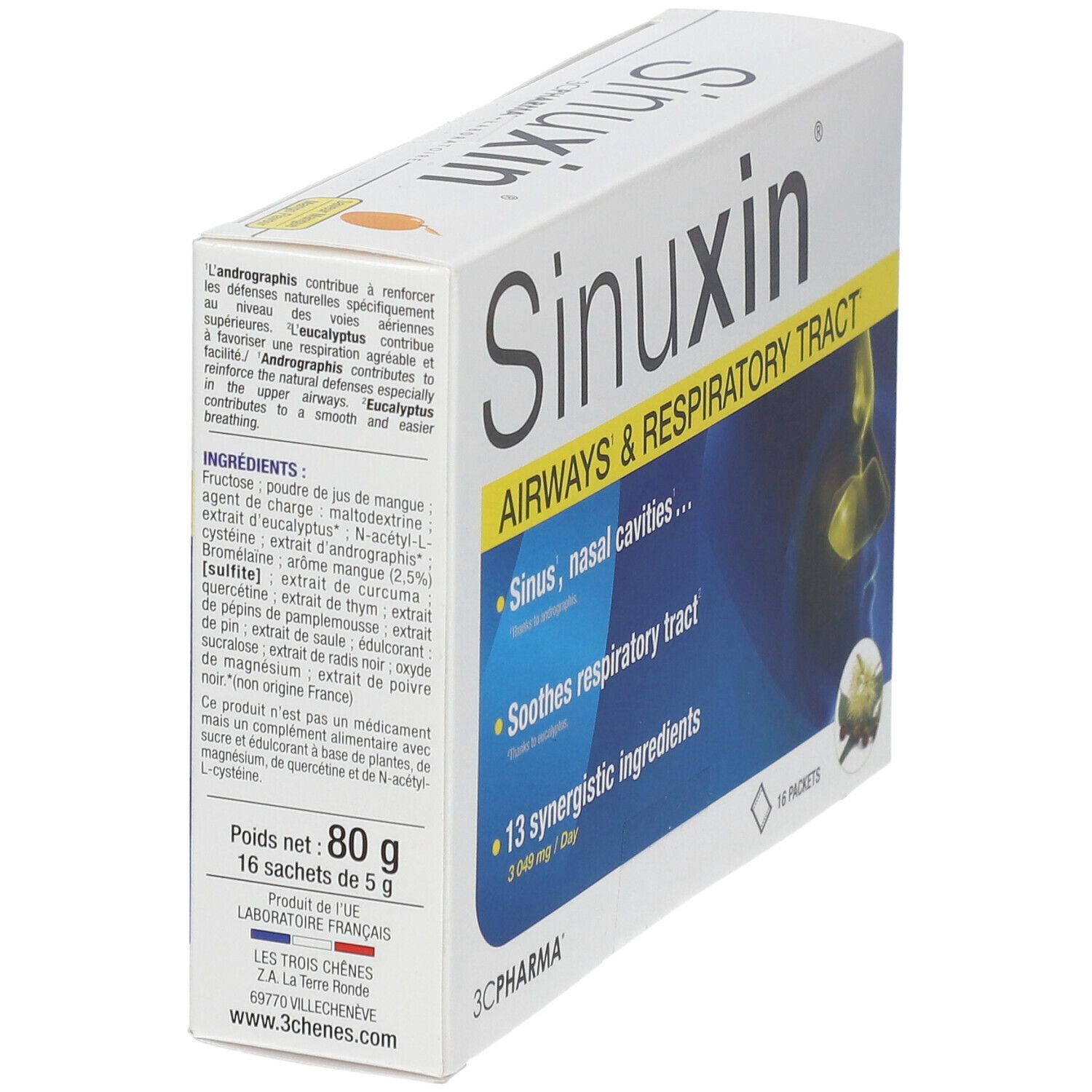 Sinuxin® Les 3 Chênes Pharma Voies aériennes & respiratoires