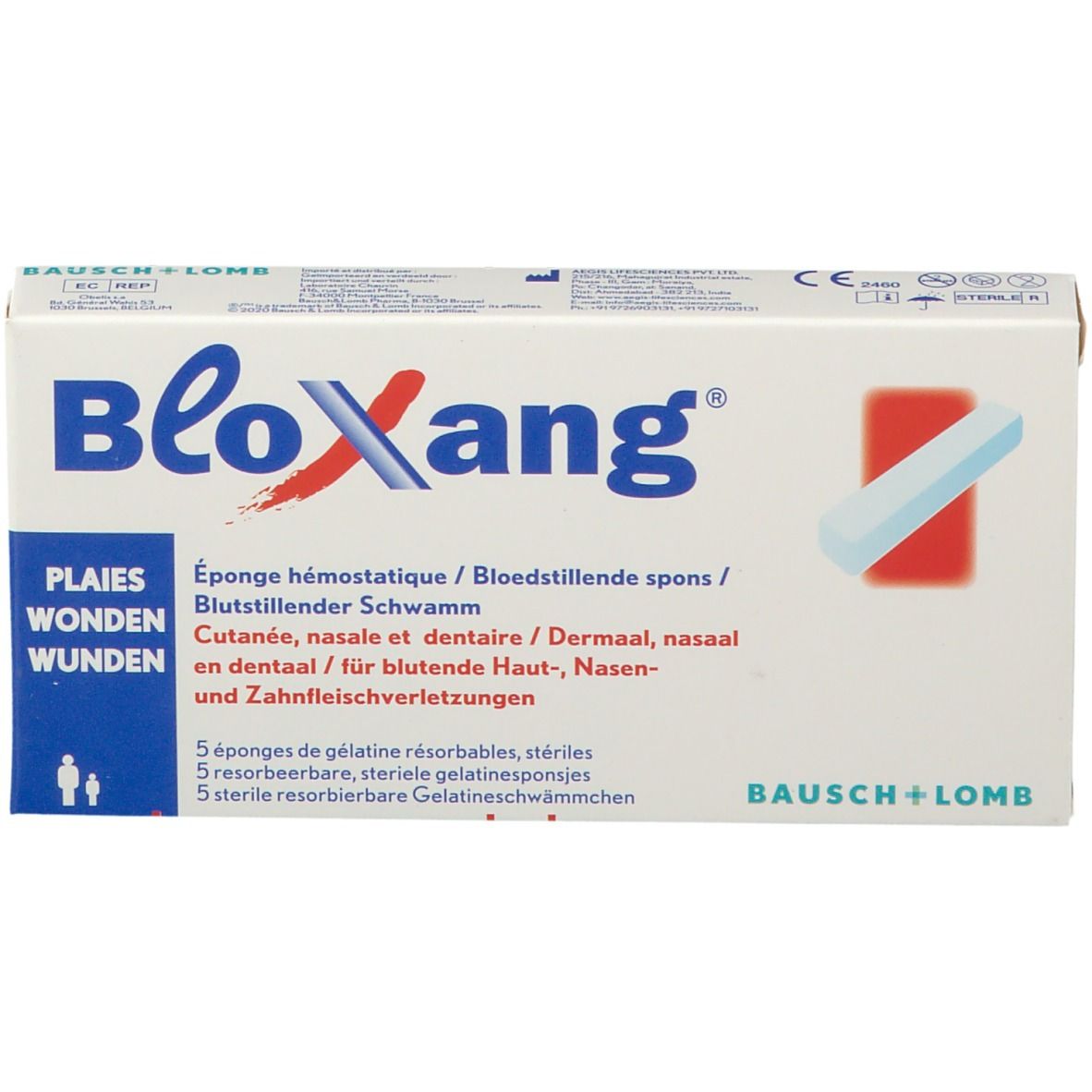 Bloxang® Éponge hémostatique stérile