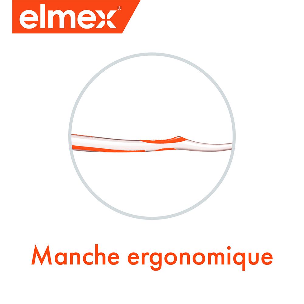 elmex® ANTI-CARIES InterX Brosse à dents Souple standard