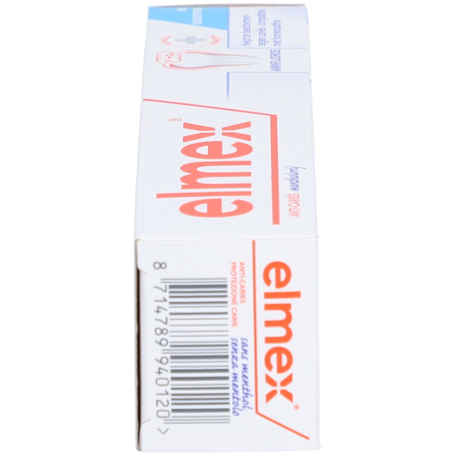 elmex® Dentifrice sans menthol Protection caries