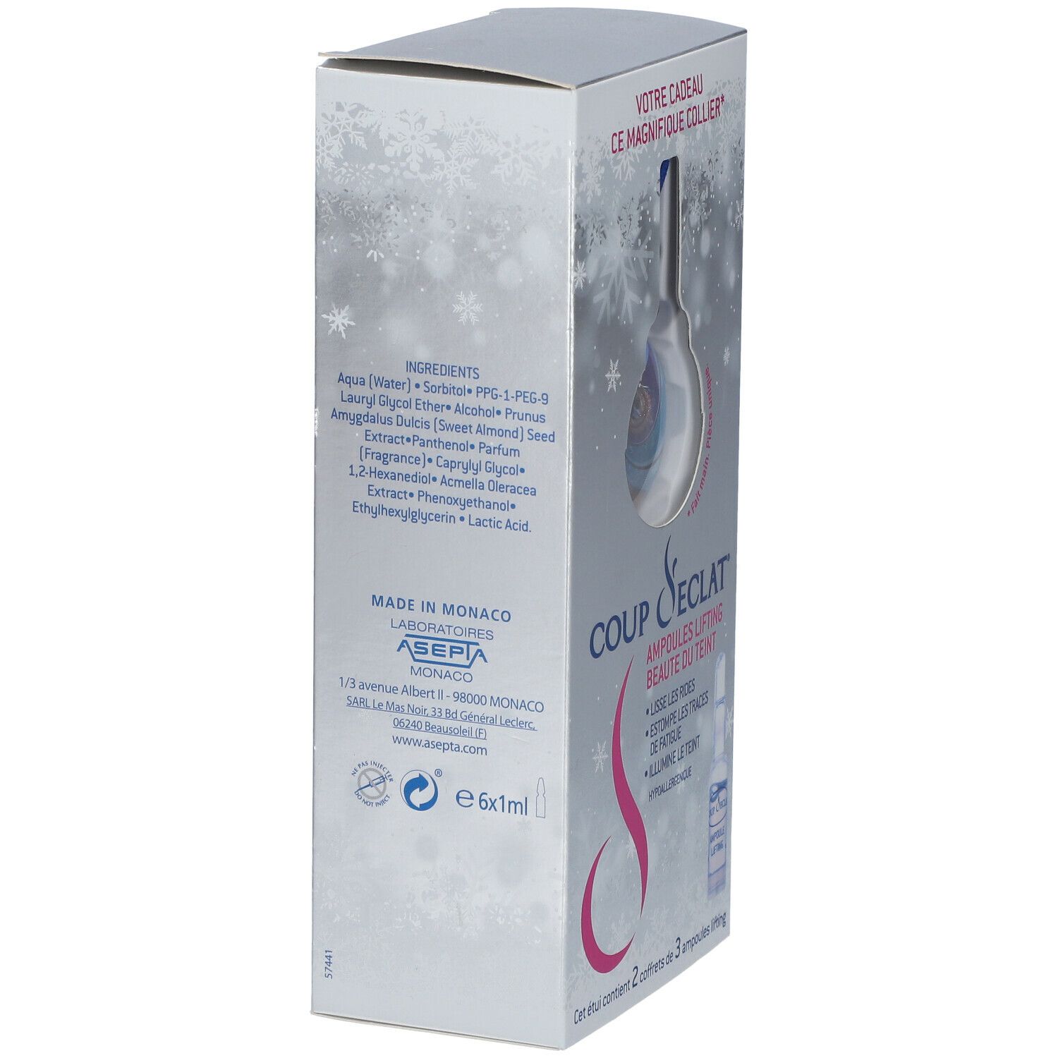 COUP d'ECLAT® Ampoules Lifting Beauté du teint