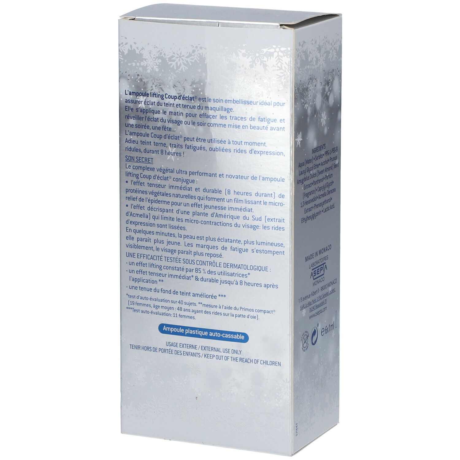 COUP d'ECLAT® Ampoules Lifting Beauté du teint
