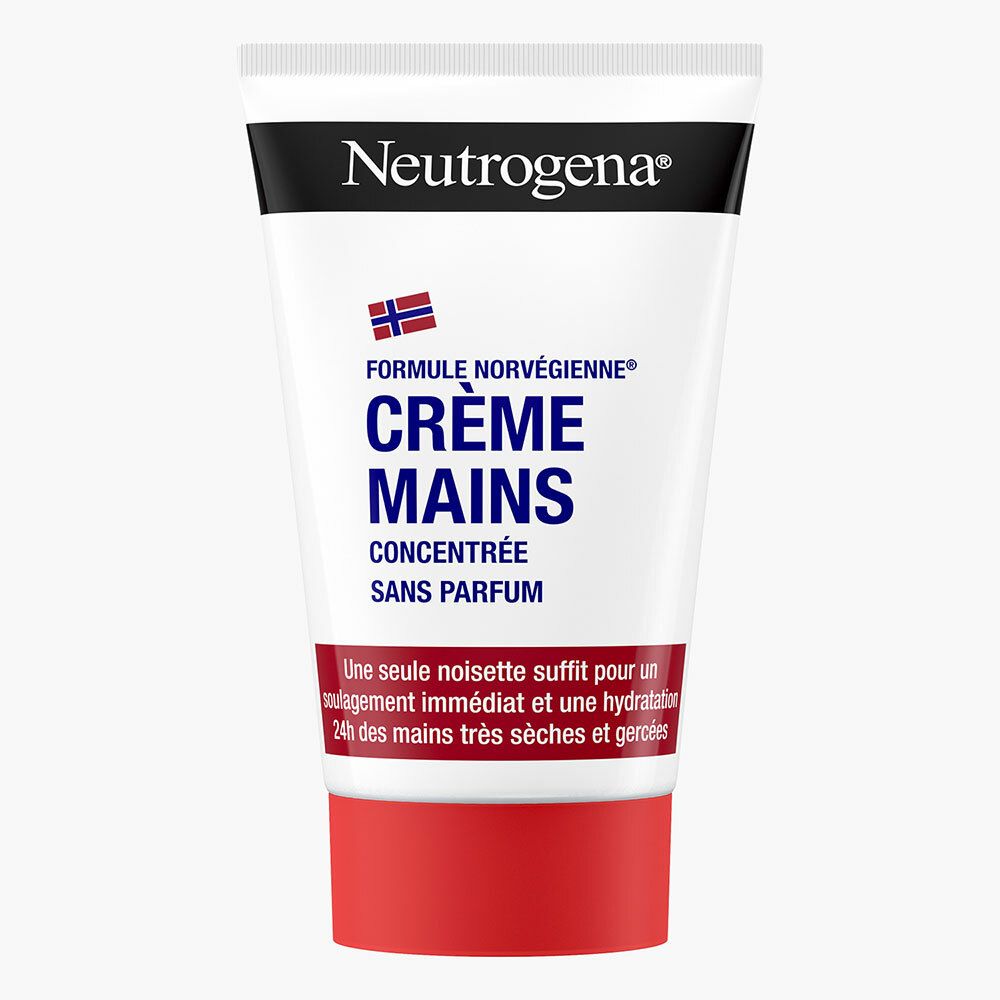 Neutrogena Formule Norvégienne Crème Mains Concentrée Sans Parfum, 50 ml