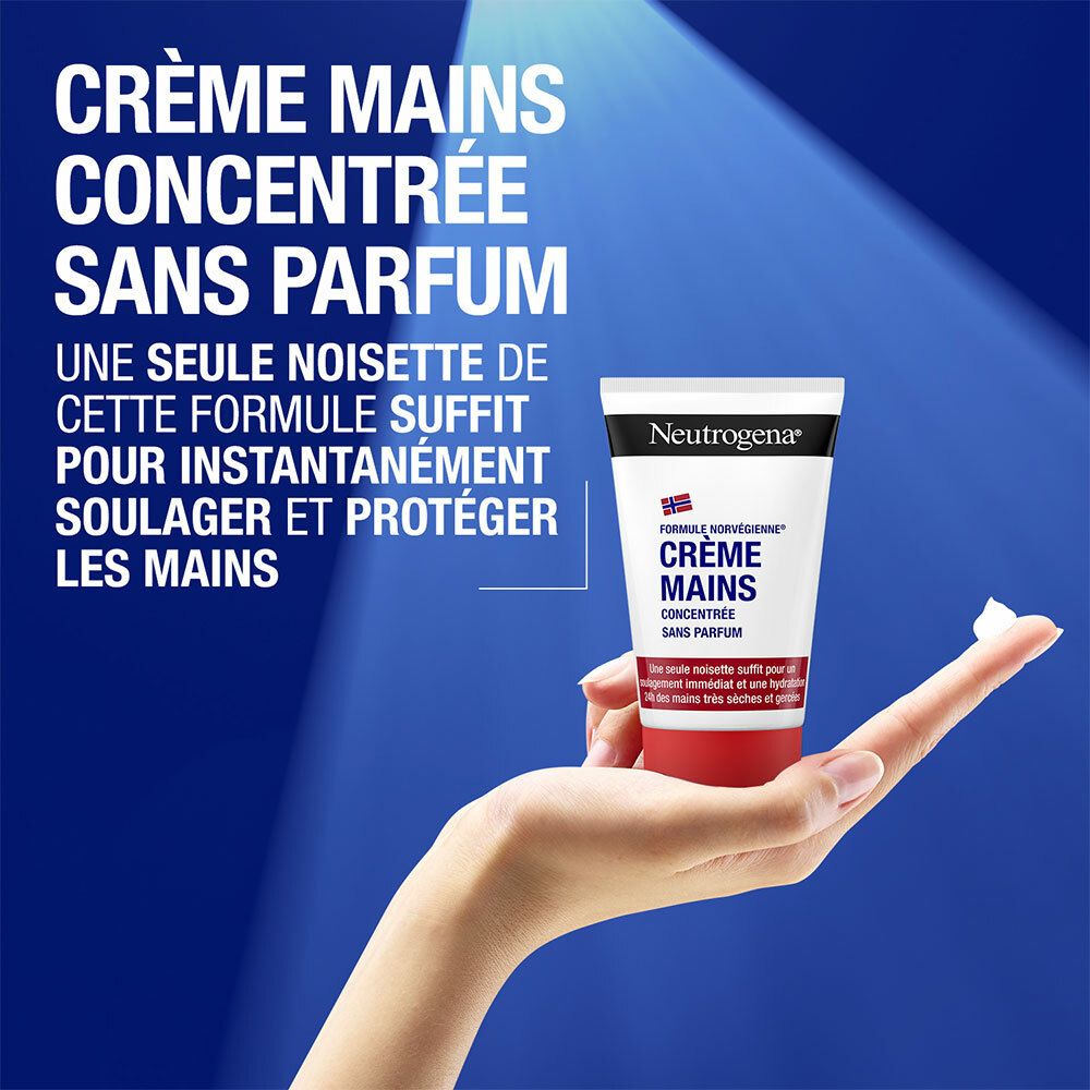 Neutrogena Formule Norvégienne Crème Mains Concentrée Sans Parfum, 50 ml