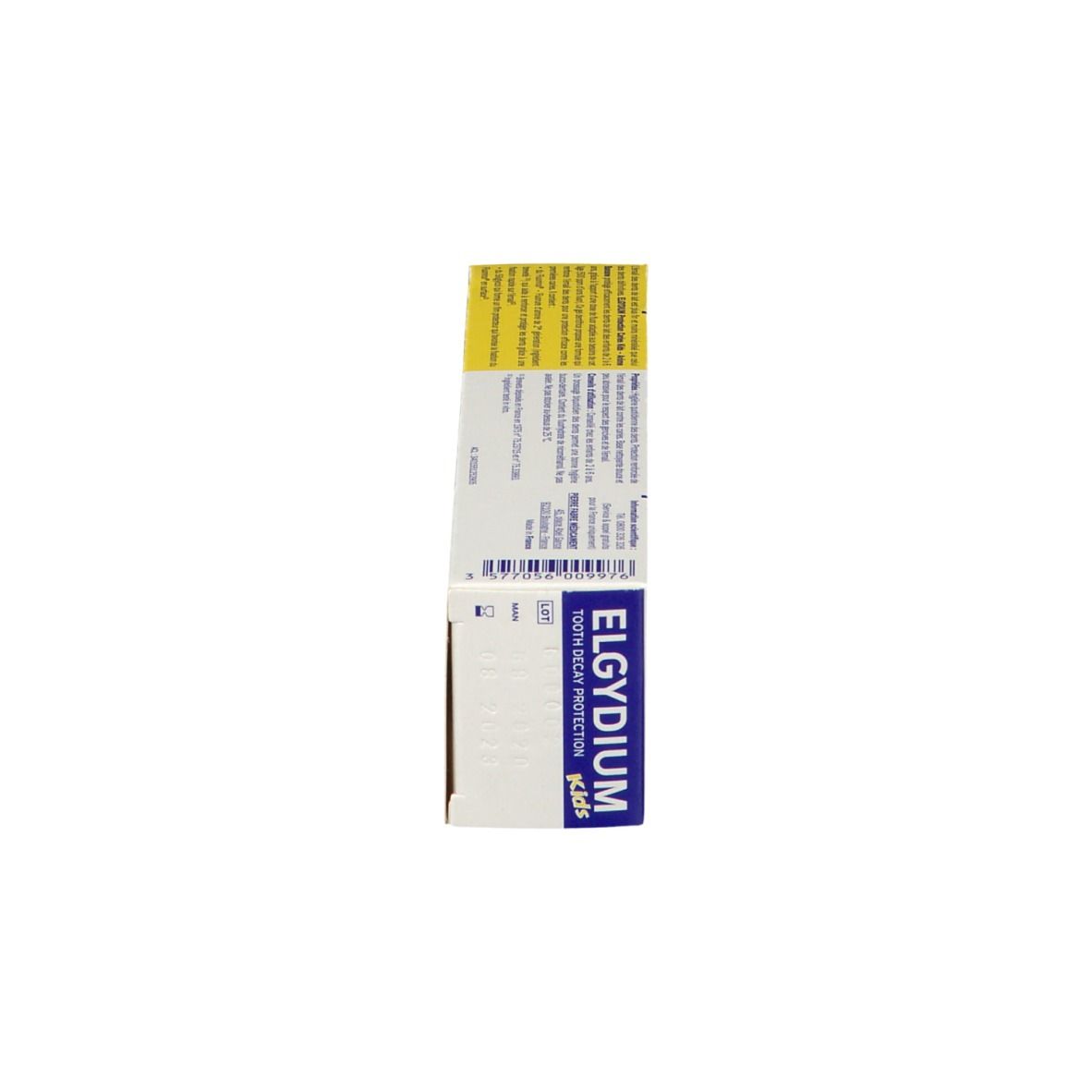 Elgydium Kids gel dentifrice caries banane