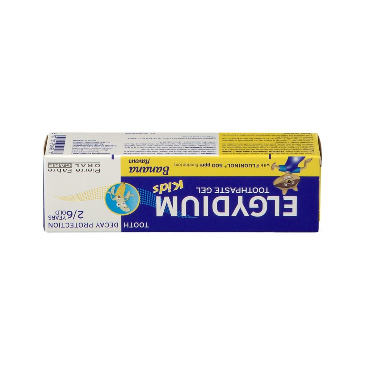 Elgydium Kids gel dentifrice caries banane