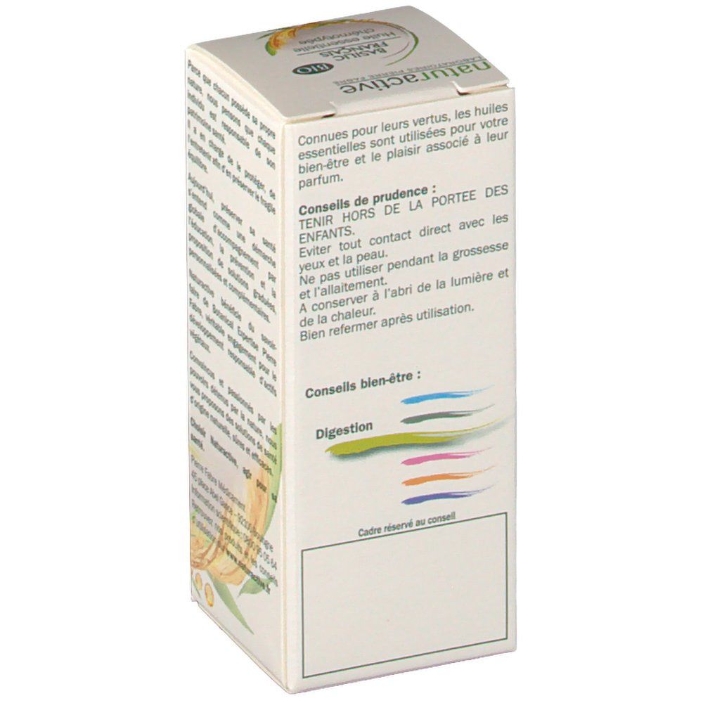 Naturactive Basilic français Huile essentielle bio