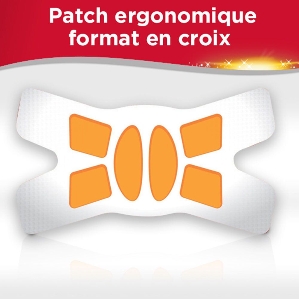 Thermacare Patch Auto-Chauffant Zones ciblées - Boîte de 3