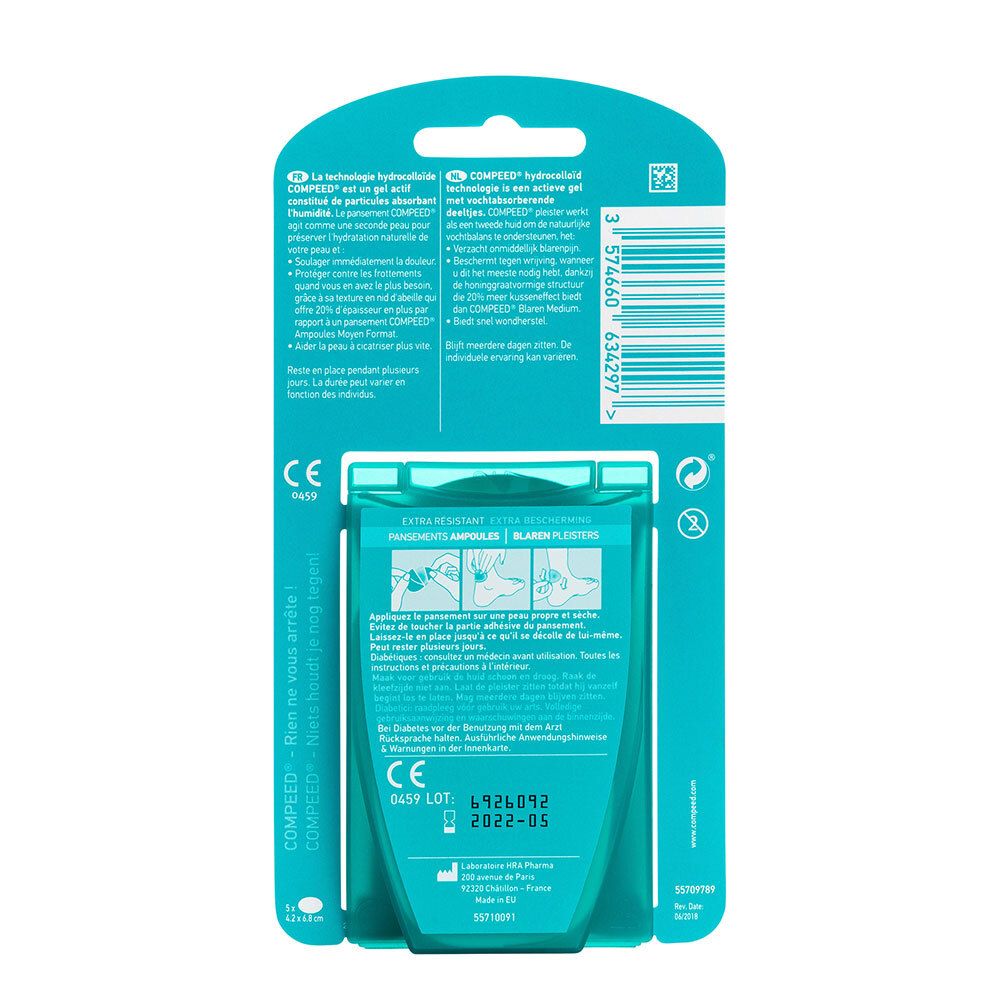 Compeed® - Pansements Ampoules Extrême x5