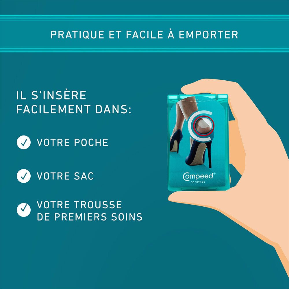 Compeed® - Pansements Ampoules Talons Escarpins x5