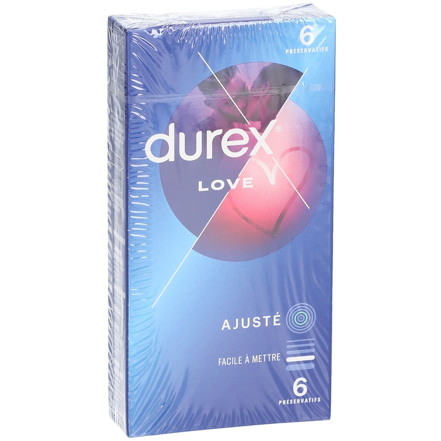 Durex Préservatifs Love - 6 Préservatifs Faciles à mettre