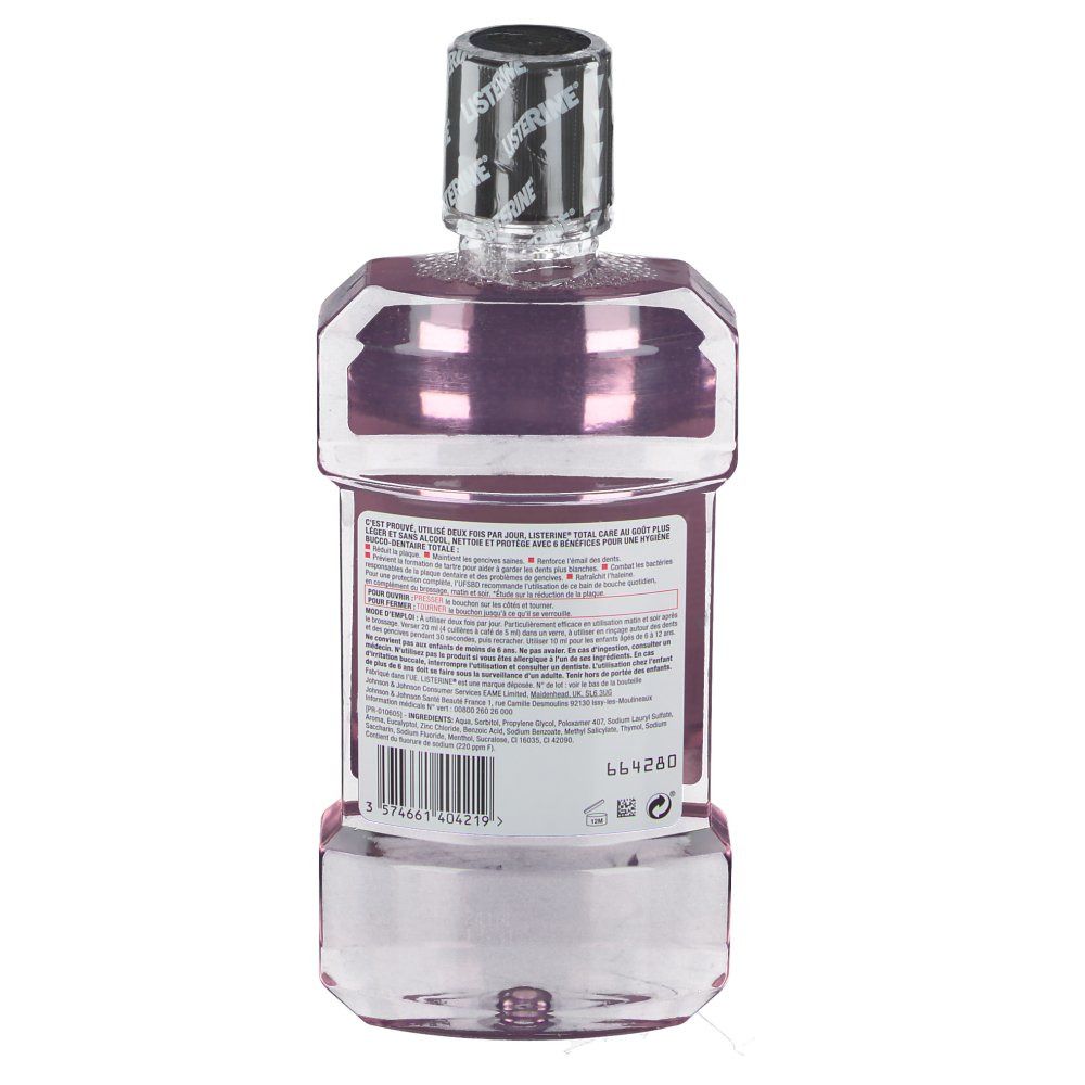 Listerine® Total care zero bain de bouche sans alcool