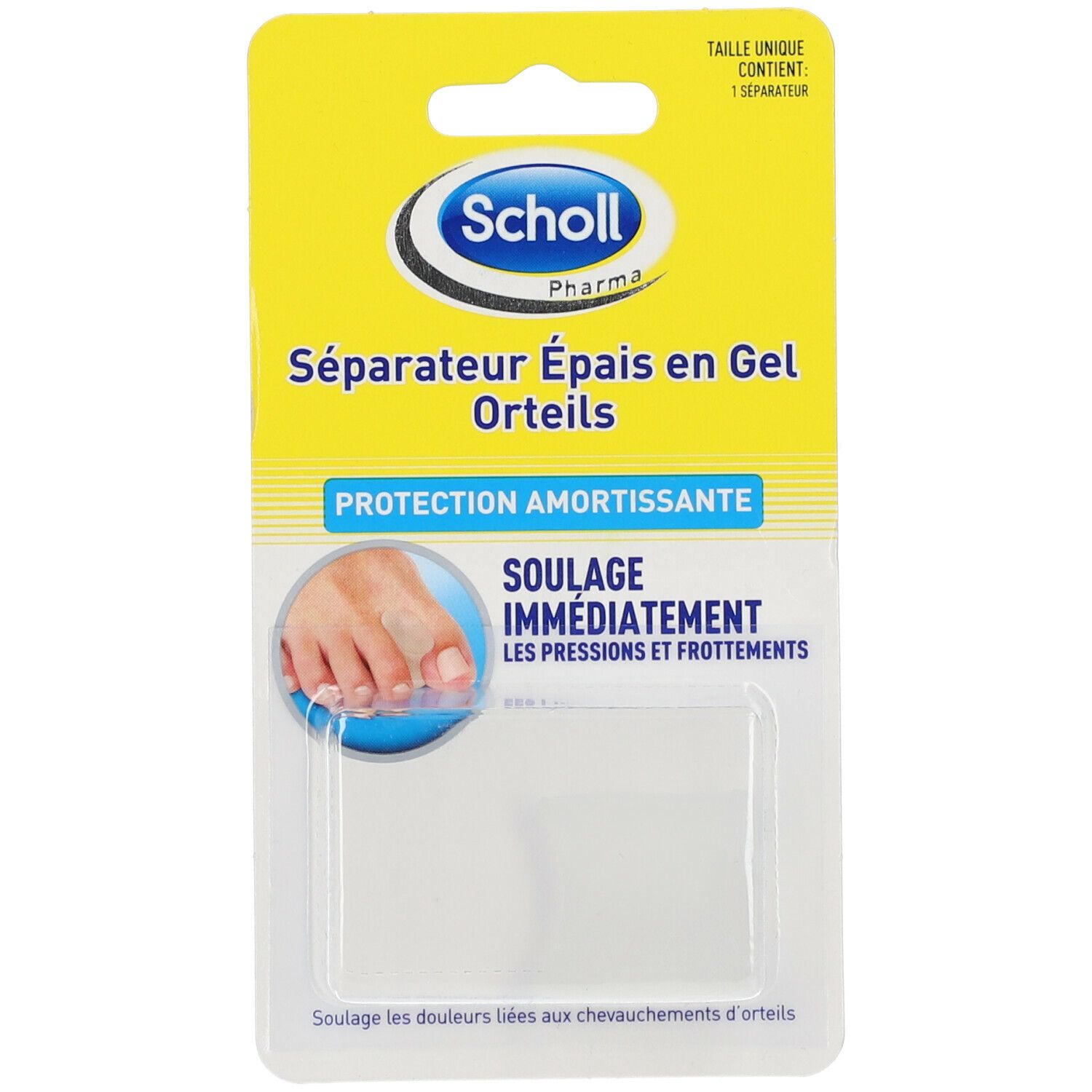Scholl® Gelactiv séparateur orteils épais