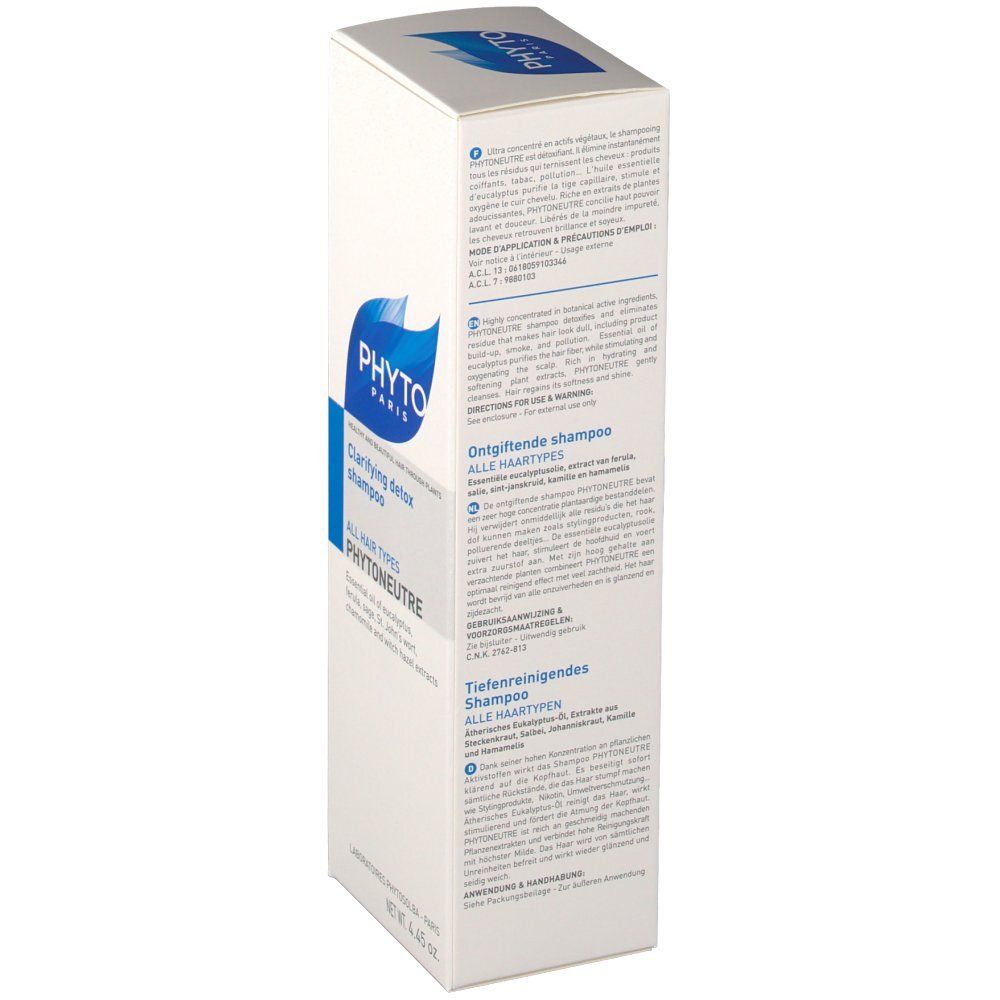 PHYTO PHYTONEUTRE Shampooing Détoxifiant