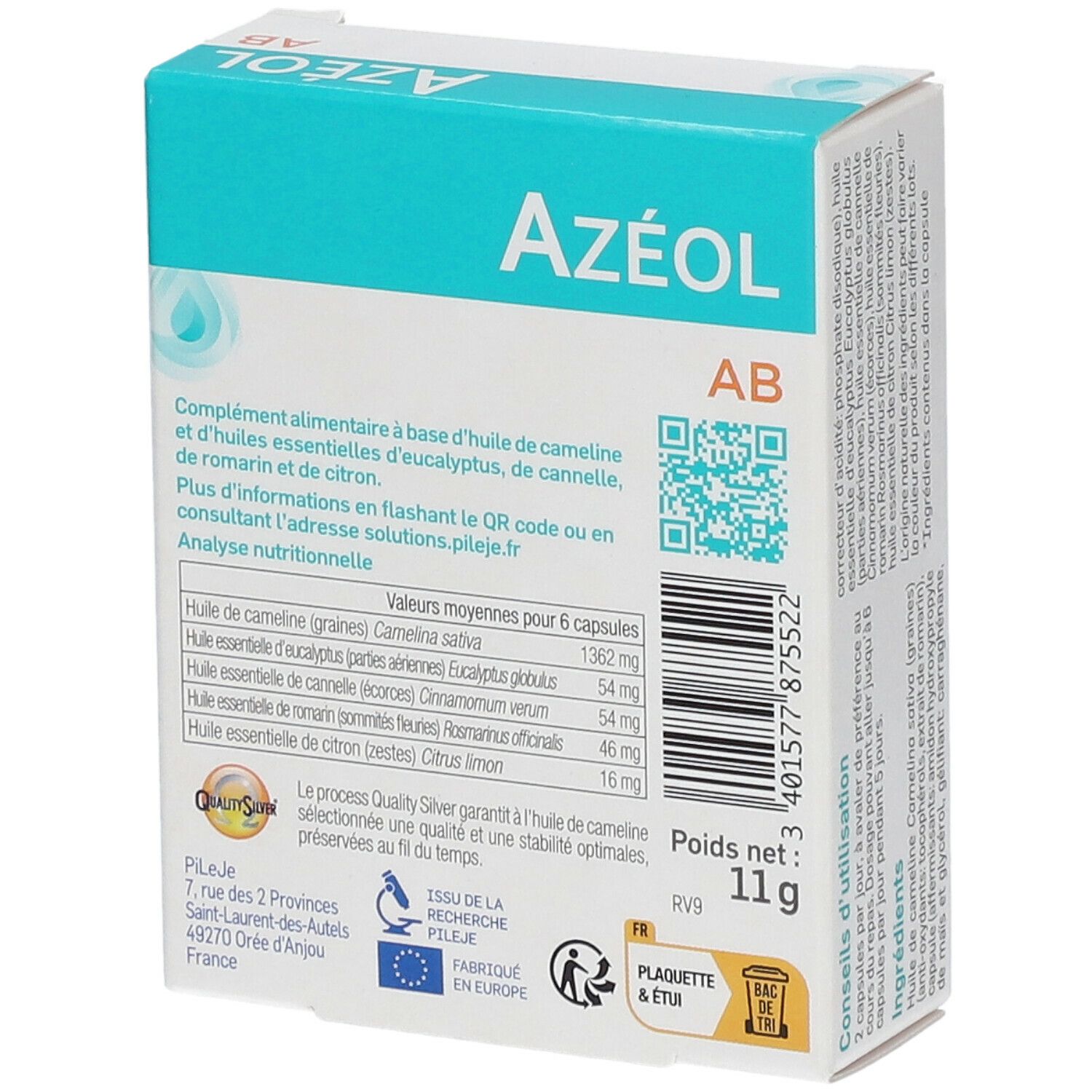 Phytoprevent Azéol AB