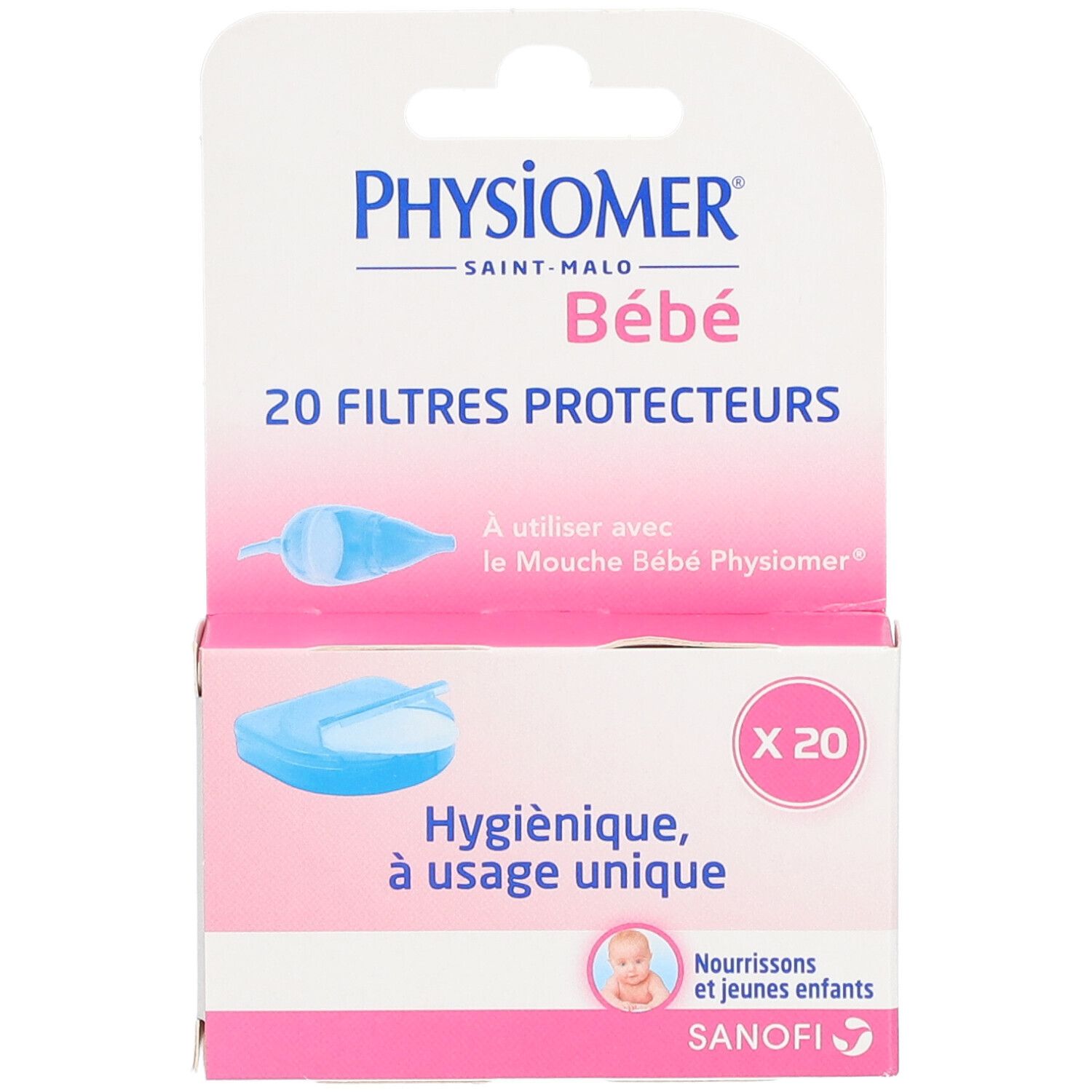 Physiomer filtre pour mouche bébé