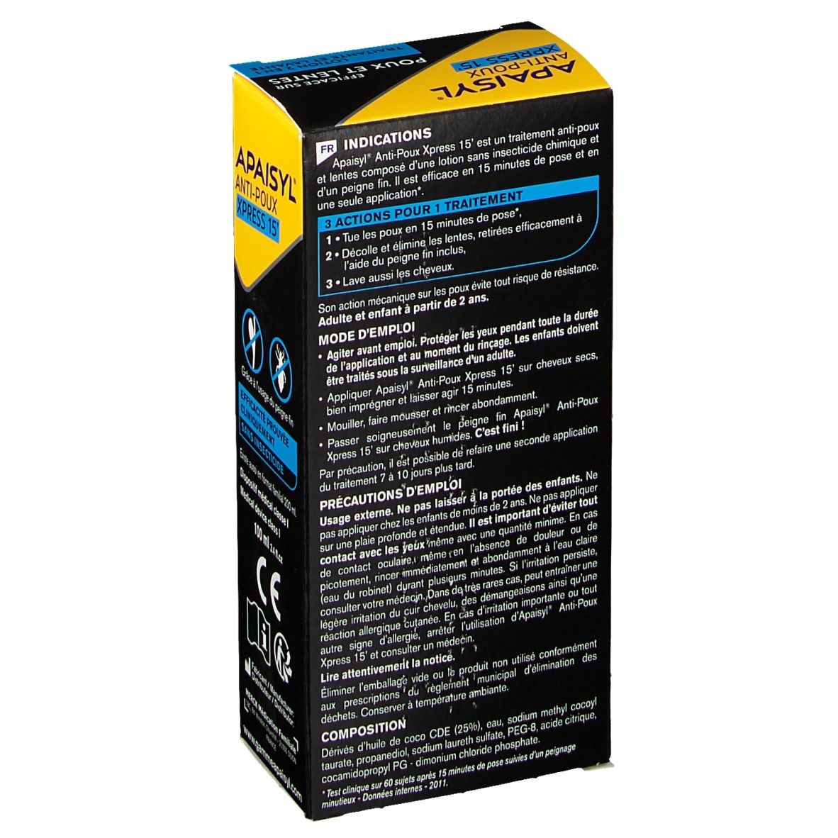 Apaisyl® Poux traitement anti poux et lentes