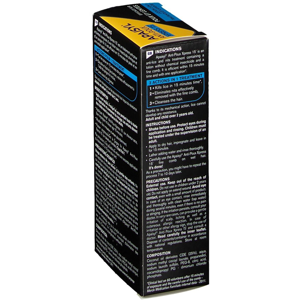 Apaisyl® Poux traitement anti poux et lentes