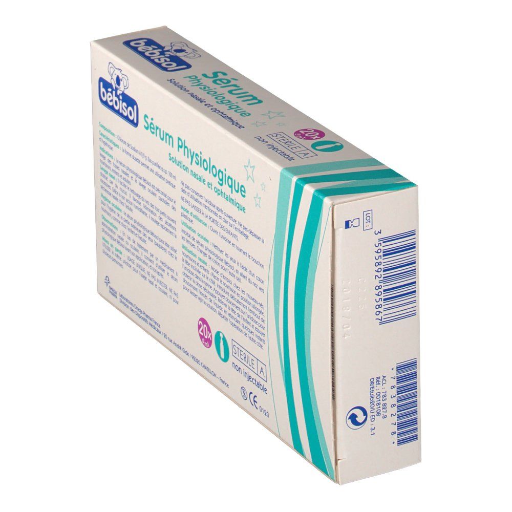 Bébisol sérum physiologique 0,9%
