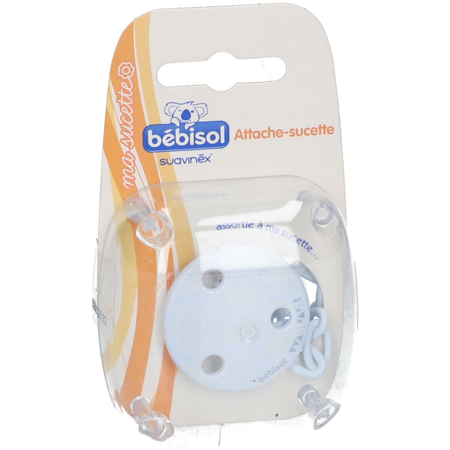 Bébisol attache sucette chainette (Couleur non sélectionnable)