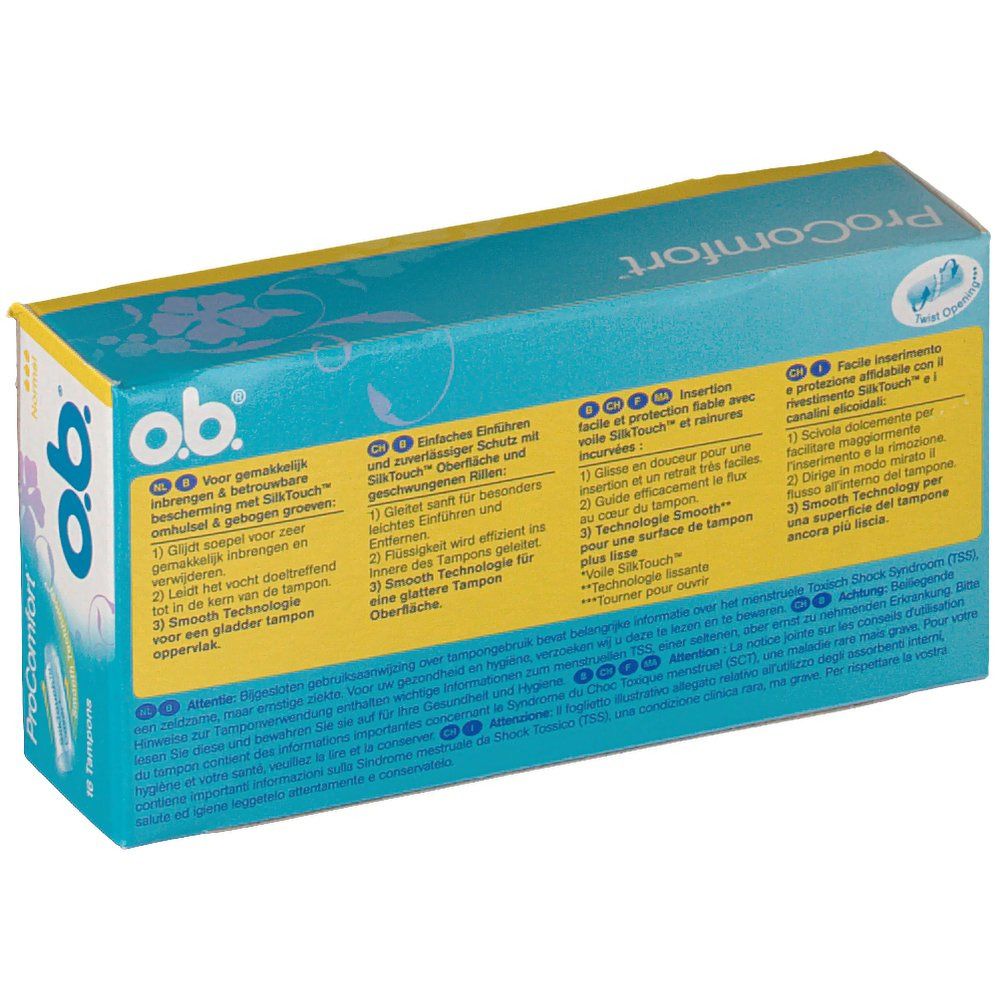 OB Pro Comfort tampons périodique normal