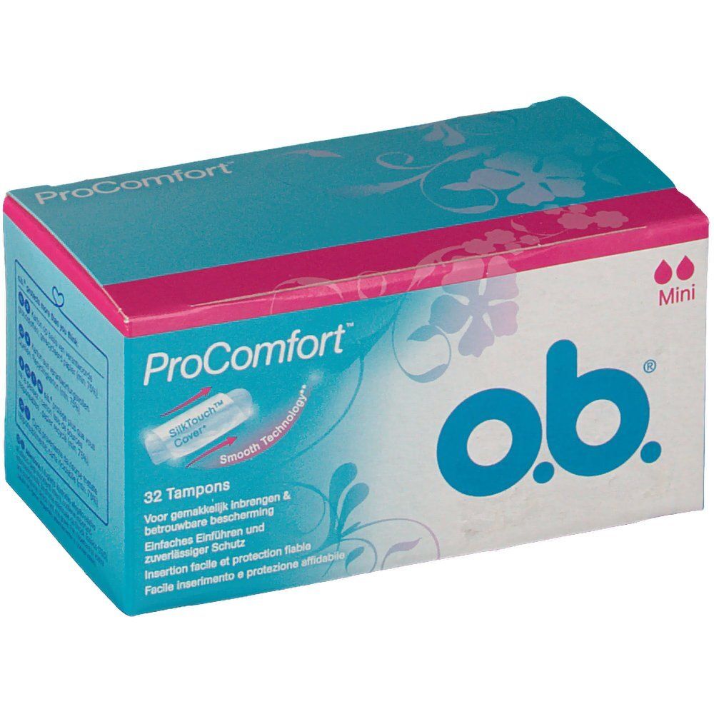 o.b.® ProComfort™ tampons périodique mini