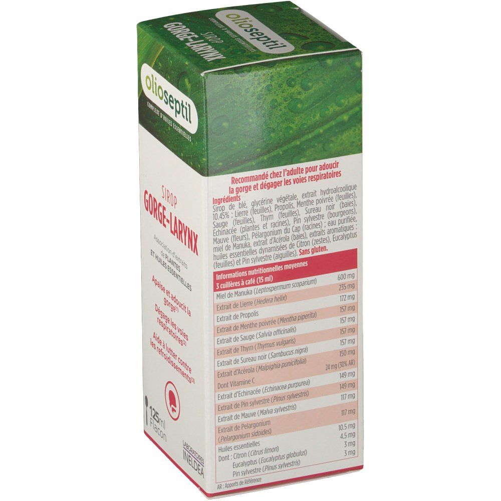 Olioseptil® Gorge-Larynx Sirop